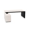 Nowy Styl Erange Desk Integrated With Sideboard Slab-Leg Base Fixed Sbd-A Desk
