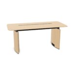 Bralco Rectangular Office Desk With Panel Legs Profile Desk