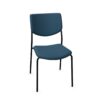 Kusch + Co Smile Stationary Chair 4-Leg Stb Lgm Frame LB-Uph Back Upholstered
