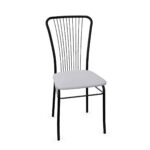 Nowy Styl Noreno Stationary Chair 4-Leg Frame Metal Back Upholstered Frame Chair
