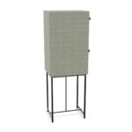 Zilenzio 10-0515 H 2-Room Framed Fabric-Covered Acoustic Room Divider
