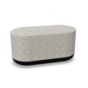 Bralco B-Free Oval Upholstered Pouf Fully Pouf Ottoman