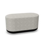 Bralco B-Free Oval Upholstered Pouf Fully Pouf Ottoman