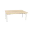 Bralco NU Fixed-Height Rounded Corner Bench Desk