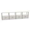 Nowy Styl Aplo Cabinet 2OH 4C Open 4-Column Storage Cabinet