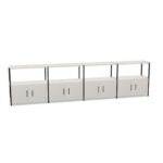 Nowy Styl Aplo Cabinet 2OH 4C Open 4-Column Storage Cabinet