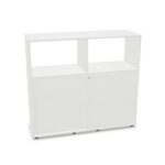 Frezza Open Unit Sliding-Door Storage Cabinet