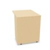 Frezza 4-Drawer Integrated Desk Return With Drawer Pedestal