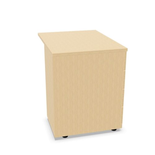 Frezza 4-Drawer Integrated Desk Return With Drawer Pedestal