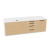 Bralco Freestanding Wood Doors Storage Cabinet