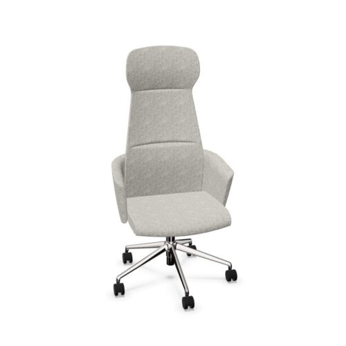 Bralco My Belle 5-Star Base Upholstered High Office Chair