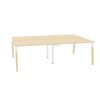 Frezza Popwoody Bench 4P 4-Person Wood Structure Bench Desk
