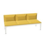 Frezza Alplus Seating 3-Seater With Backrest Bench