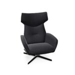 Nowy Styl Otuli Armchair Swivel Upholstered High Lounge Armchair