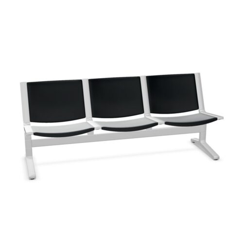 Kusch + Co 8000 Bench-3 4-Leg Upholstered 3-Seater Beam Seating Bench