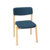 Kusch + Co Embla Stationary Chair 4-Leg Frame LB-Uph Back Upholstered Frame