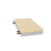 Bralco Shaped Invisible Brackets Desk Modesty Panel