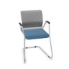 Nowy Styl Youteam Cantilever Upholstered Mesh Frame Chair
