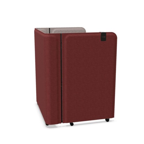 Nowy Styl Brainy Mini Desk Freestanding Uph Mobile Upholstered Privacy Booth