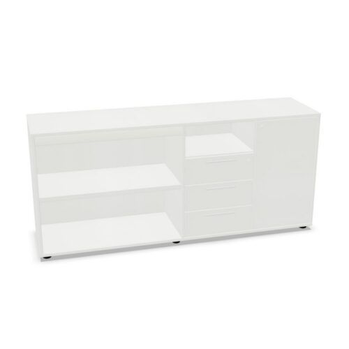 Frezza Spina SP01 1 Side Low Storage Cabinet With Drawers Sideboard