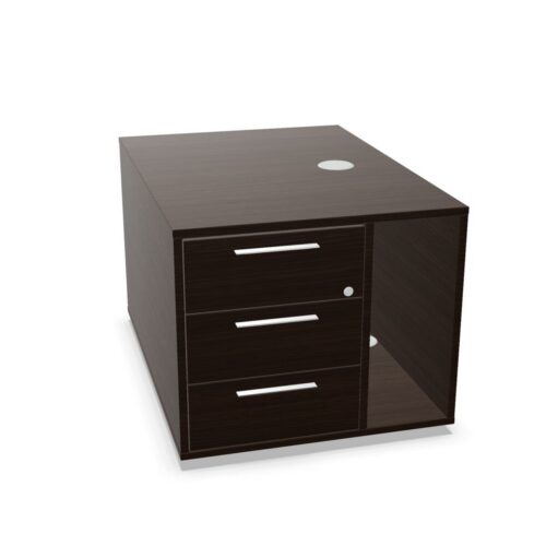 Frezza C S 845 Desk Pedestal With Drawers And Open Compartment Cable
