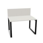 Nowy Styl Sqart Desk O-Leg RC With Upper Panel Fixed-Height Frame Desk