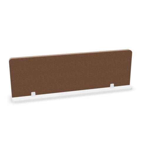 Bralco GH Desk-Mounted Fabric-Covered Acoustic Desk Screen