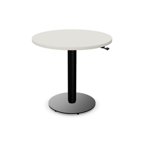 Nowy Styl Meethink Table One-Column One-Plate Base RD PA Sit-Stand Round Top