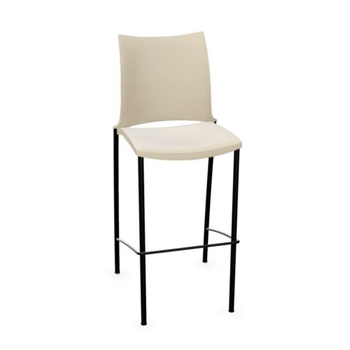 Kusch + Co Hola Frame Chair Hkr 4L P 4-Leg Plastic Backrest Bar Stool