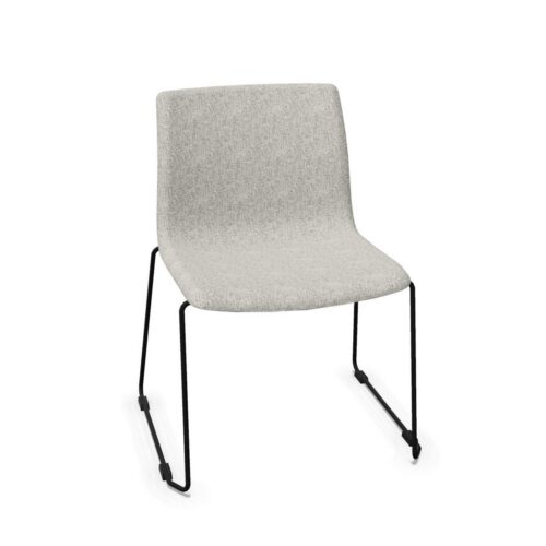 Bralco Feel Sfa Sled-Frame With Armrests Upholstered Visitor Chair