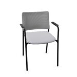 Nowy Styl Intrata V-34 Flbl-Arm 4-Leg With Armrests Mesh Frame Chair