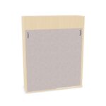 Zilenzio Zorla Storage Framed Upholstered Acoustic Wall Panel