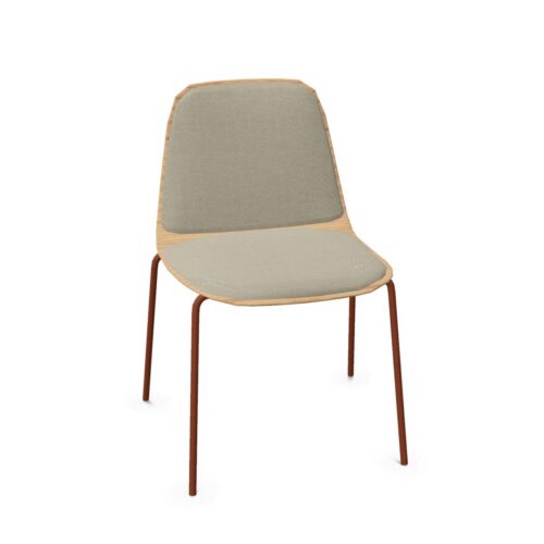Treku Bisell 4-Leg Seat And Wooden Shell Chair
