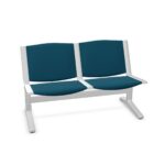 Kusch + Co 8000 Bench 2U 4L Uph 4-Leg Upholstered Beam Seating Bench