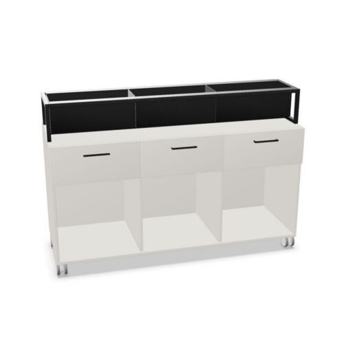 Nowy Styl Offa Mobile Sideboard Triple Sideboard