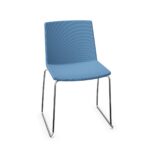 Gaber Jubel Upholstered Sled Cantilever Chair