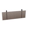 Bralco Lamellar Slatted Modesty Panel Desk Screen