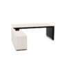 Nowy Styl Erange Desk Integrated With Sideboard Slab-Leg Base Fixed Sbd-B