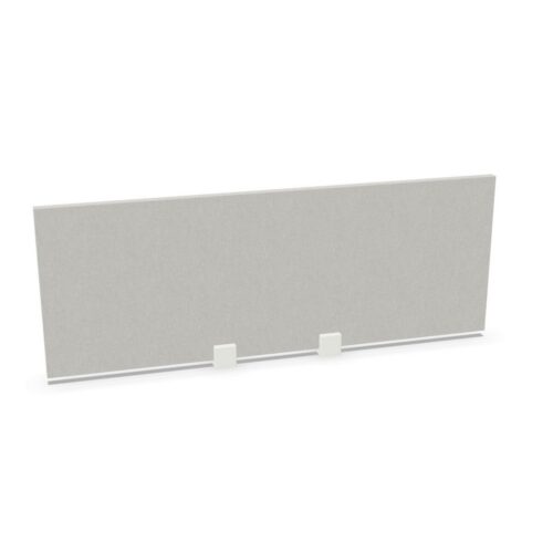 Frezza Bench-Mounted Fabric-Covered Acoustic Desk Screen