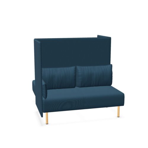 Kusch + Co Creva Landscape 2 2 Cube ZS DS Two-Seater Acoustic Sofa Z-Shaped