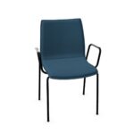 Kusch + Co Uni Verso 4-Leg Stb Frame Uph Back With Armrests Upholstered Frame