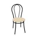 Nowy Styl Tulipan Wood 4-Leg Canteen Chair Metal Back Chair