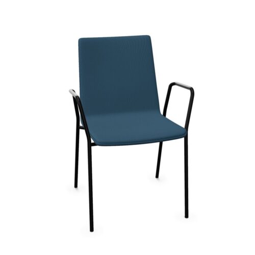Kusch + Co Duo Frame Chair 4LA Uph Four-Leg Upholstered Armchair With Armrests