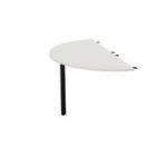 Nowy Styl Easy Space Extension I-Leg Halfcircle Modular Half-Round Top Table