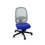 Nowy Styl Eggy Swivel Chair Mesh Back Upholstered Seat Office Chair