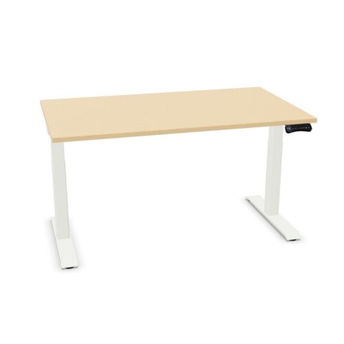 Frezza Height-Adjustable Metal Frame Desk