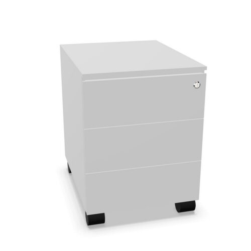 Bralco 3-Drawer Metal Construction Pedestal Cabinet