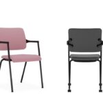 Nowy Styl 2ME Cantilever With Armrests Upholstered Frame Chair