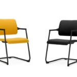 Nowy Styl 2ME Cantilever Upholstered Frame Chair