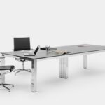 ICF P80 Conference Rectangular Meeting Table P80 meeting table detail